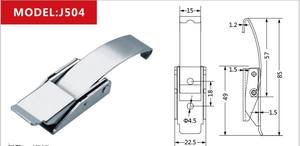 धातु दरवाजा कुंडी हुक आकर्षित टॉगल कुंडी पकड़ो J504 - Product Image 6
