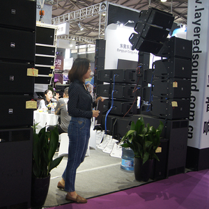 LV502 Professional Powered Active <strong>Line</strong> <strong>Array</strong> Church Speaker PA <strong>System</strong> for Performance <strong>Sound</strong> - Product Image 1