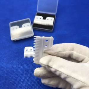 Grabado eléctrico tijeras de empuje uso del cabello hoja de cerámica de Zirconia para <span class=keywords><strong>Babyliss</strong></span> 707 787 - Product Image 6