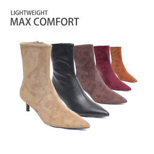 Botas Chelsea con Cierre de Cremallera y Tacón Grueso, Estilo Vintage, Color Marrón, para Mujer, Otoño-Invierno - Product Image 6