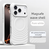 Étui de protection magnétique esthétique en silicone liquide, lisse, anti-poussière, protection complète de l'appareil photo et des boutons, modèle phare