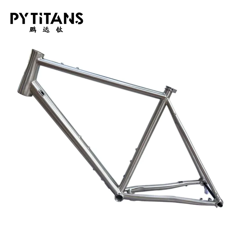 gravel bike ultra light bestseller titanium alloy gravel bicycle frame support customization