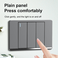 Prises électriques intelligentes de style rétro à pôle unique de haute qualité, 4 voies, 2 gangues, étanches IP55, 4 prises, 2 USB-A, 2 USB-C, 118