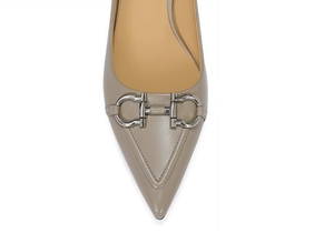 مخصص كعب ارتفاع أنيق السيدات جلد طبيعي وأشار اصبع القدم اللباس مكتب الكعب العالي الأحذية الرسمية - Product Image 6