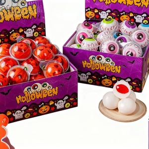 Gomitas de Ojos Multicolores con Sabor a Fruta, Halal, al por Mayor, Marca Privada Personalizada, Dulces Suaves en 3D para Niños - Product Image 1