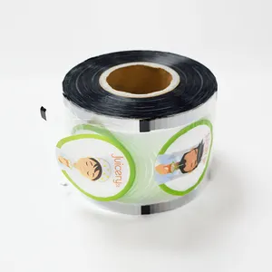 95mm benutzer definierte Logo gedruckt Kunststoff Kaffee Milktea Cup Versiegelung folie Bubble Tea Verpackungs folie