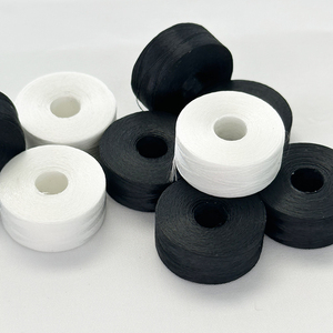 Tùy chỉnh Polyester <span class=keywords><strong>prewound</strong></span> pre-vết thương bobbin chủ đề cho thêu may nhuộm mercerized sợi filament-không thấm nước có độ bền cao - Product Image 6