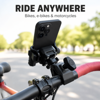 Support de téléphone flexible OEM à 360 degrés pour vélo, accessoires de montage pour vélo en marque blanche, vente en gros, antivol, hauteur réglable