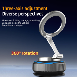 Support de téléphone étanche magnétique en alliage de Zinc solide pliant Rotation réglable Adsorption sous vide bureau mur voiture support d'aspiration pour - Product Image 4