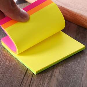 ปรับแต่งไดอารี่โน้ตสีสะท้อนแสงขายส่งยอดนิยม กระดาษโน้ตสำหรับสำนักงานและอุปกรณ์การเรียน ขนาด 3 * 3 นิ้ว - Product Image 6