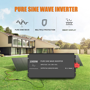 1000 Wát năng lượng mặt trời biến tần sóng tinh khiết biến tần 12V 48V 60V 72V tần số cao biến tần MPPT Single phase Inverter AC để AC Loại Đầu ra - Product Image 2