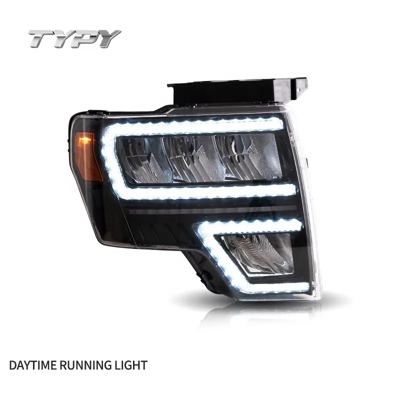 Voiture LED Phares démarrage Animation DRL Raptor Avant Lampe Pour Ford F150 2009 2010 2011 2012 2013 2014