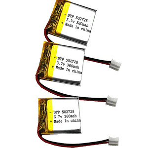 ISO9001 3.7V ultra slim 360mah li-ion lithium battery - Product Image 6
