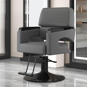Fauteuil de Barbier Entièrement Noir Meilleure Vente Fauteuil de Salon Moderne en Gros Équipement de Salon Fauteuil de Barbier Mobilier de Salon - Product Image 2