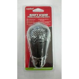 Shift <b>Knob</b> For Car <b>Gear</b> Stick Black Carbon Fiber Style Universal Fit - Product Image 1