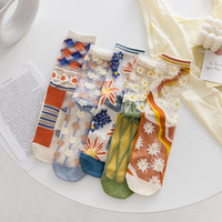 Collants OEM personnalisés en Spandex/Polyester pour adultes, motif léopard coloré, respirants, écologiques, style Kawaii, collection automne
