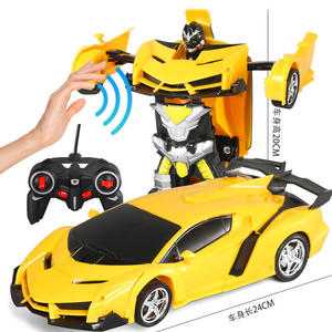 Chuyển Đổi 1:18 5ch Điều Khiển Từ Xa Đồ Chơi Xe Một-Nút Biến Dạng 2 Trong 1 Robot Diễn Viên Đóng Thế Xe Với Âm Nhạc Ánh Sáng Cho Trẻ Em Quà Tặng - Product Image 3