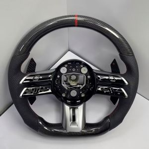 Volant en cuir avec revêtement en fibre de carbone, fabrication directe, haute qualité, accepte la personnalisation en une seule pièce pour <span class=keywords><strong>Mercedes</strong></span> <span class=keywords><strong>Benz</strong></span> - Product Image 6