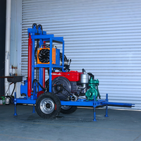 Rig de forage de puits d'eau d'ingénierie, rig de forage minier, machine de forage de puits d'eau de forage de sondage en vente