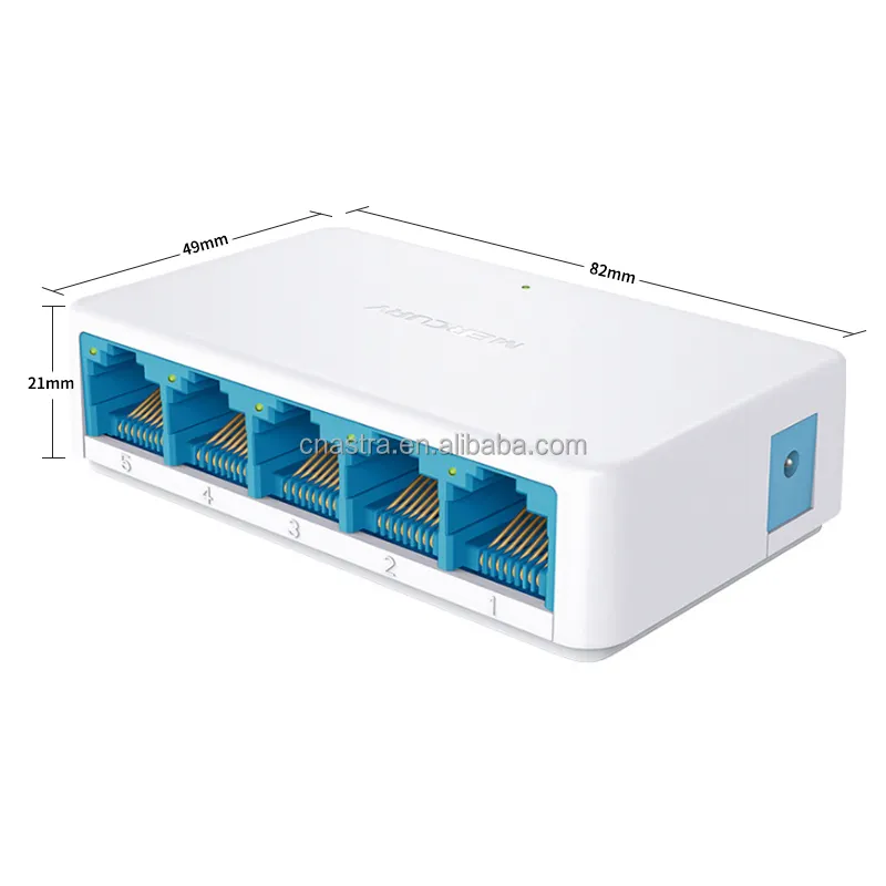 สวิตช์เครือข่ายอีเทอร์เน็ตความเร็วสูง RJ45 1000Mbps,ตัวแยกฮับฮับตัวแยกสัญญาณความเร็วสูง5พอร์ตขนาดเล็ก SG105C SG105M