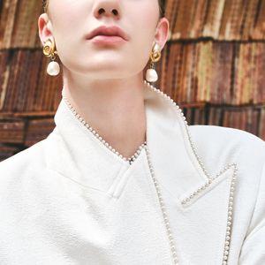 Blazer Femme Whiteant Jacquard Sable de Haute Qualité Coupe Droite Contemporaine à Manches Longues et Simple Boutonnage de VN - Product Image 5