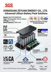 Batterie Li-Ion 18650 <span class=keywords><strong>3</strong></span>.7V approuvée BAKTH BIS, cellule rechargeable d'origine pour le marché indien, prix de gros du fabricant - Product Image 6