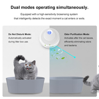 Litière Intelligente Écologique 5200 mAh pour Chat avec Désodorisant, Technologie à Ions Négatifs et Oxygène Actif, Nettoyage Automatique à 360° pour Animaux Domestiques
