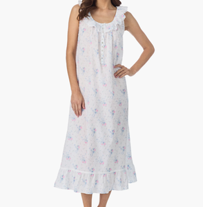 Pijamas de Verano 2026 para Niñas, Camisones para Damas, Vestido de Pijama sin Mangas con Estampado de Puntos Suizos, Camisones de Algodón Estilo <span class=keywords><strong>Ballet</strong></span> - Product Image 2