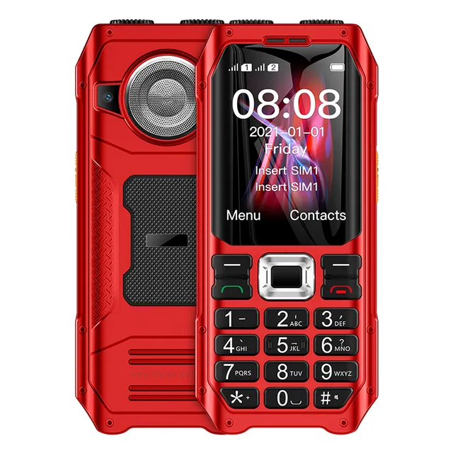 Rugged Mobile Phone very big battery mobile phone for elder and Construction workers dual sim cell phone