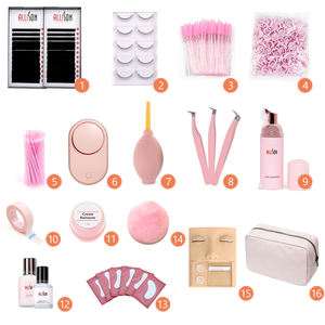 Kit Pelatihan Pemula Ekstensi Bulu Mata Profesional Label Pribadi Grosir, Kit Ekstensi Bulu Mata Sekali Pakai untuk Pelajar - Product Image 5