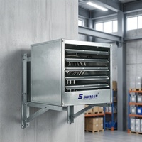 Calentador de Aire Eléctrico de Alta Capacidad de Calefacción de 100KW, Venta Directa del Fabricante Shiman, para Fábrica, Taller, Invernadero