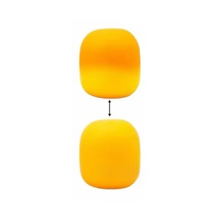ของเล่นบีบคลายเครียด TPR รูปมาร์ชเมลโลว์เปลี่ยนสีได้ - Product Image 4