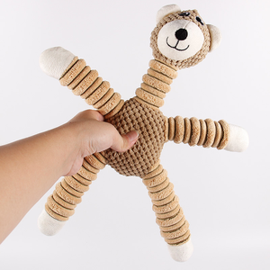 Ultime forniture per animali domestici di grande qualità carino morbido peluche cane Pug suono stridulo masticare giocattoli Eco Friendly - Product Image 5