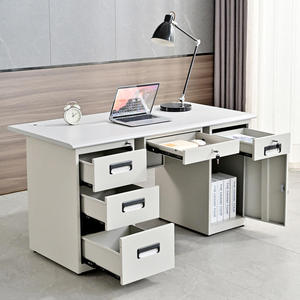 Bureau d'<span class=keywords><strong>ordinateur</strong></span> à prix avantageux avec tiroirs, mobilier de bureau réglable, cadre en métal utilisé, bureaux <span class=keywords><strong>pour</strong></span> <span class=keywords><strong>ordinateur</strong></span> portable de bureau, tables d'étude à vendre - Product Image 3