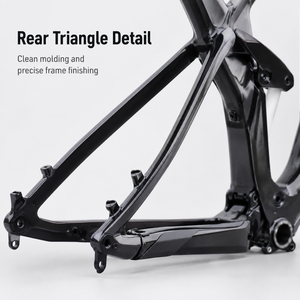 Fabricant de cadres tout-suspendus OEM, finition UD brillante, passage des câbles interne, haute résistance, léger, cadre tout-suspendus <span class=keywords><strong>Enduro</strong></span> MTB - Product Image 4