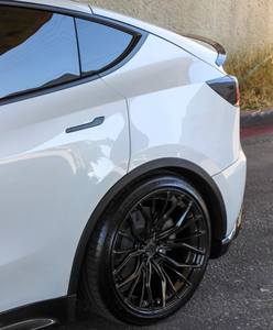 Jantes en alliage forgées sur mesure à profil profond, finition noir <span class=keywords><strong>mat</strong></span> brillant, 19, 20, 21, 22 pouces, pour Tesla Model S, Model X, Model Y Plaid 5x120 - Product Image 1