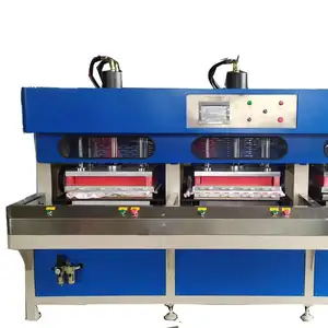 สามสถานีทำงานเย็นกดเบาะอากาศโทรศัพท์เชื่อมและเครื่องตัด - Product Image 1