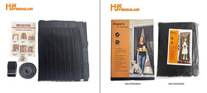 <span class=keywords><strong>Mosquitera</strong></span> Magnética para Puerta, de Poliéster, Moderna, Manos Libres, Antimosquitos, para Ventanas y Puertas, Venta al Por Mayor - Product Image 6