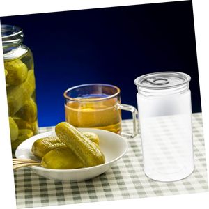 280/380/460/500/650/750ml Screw Top Transparent <b>Plastic</b> BPA Free Food Grade Pet Cans Cake Sugar Candy Cookie Storage Easy Open - Product Image 4