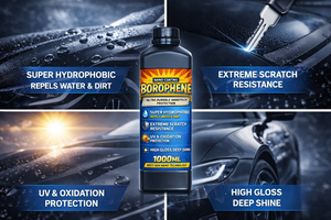 GRAPHONEX BOROPHENE Fórmula Superhidrofóbica para Lavado de Autos, Dile Adiós a las Manchas de Agua y la Acumulación de Suciedad, 1000 ml, Vida Útil de 10 Años - Product Image 5