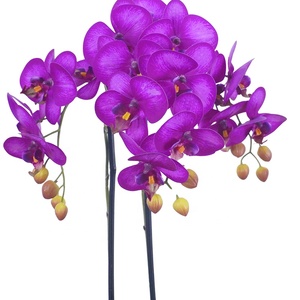 <span class=keywords><strong>OH</strong></span> ARTS Fleurs d'orchidées Phalaenopsis artificielles de haute qualité pour la décoration de la maison et de mariages, tiges élégantes pour la Fête des Mères - Product Image 3