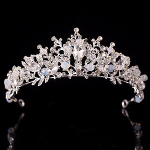 Tocado de corona para adultos de gama alta, decimoctavo de cumpleaños de la reina vestido de novia, corona de princesa para adultos para boda - Product Image 5
