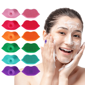 Exfoliante Facial de Silicona en Forma de Labios Mini, Color Negro, Rosa y Rojo, Personalizado, para el Cuidado de la Piel - Product Image 2