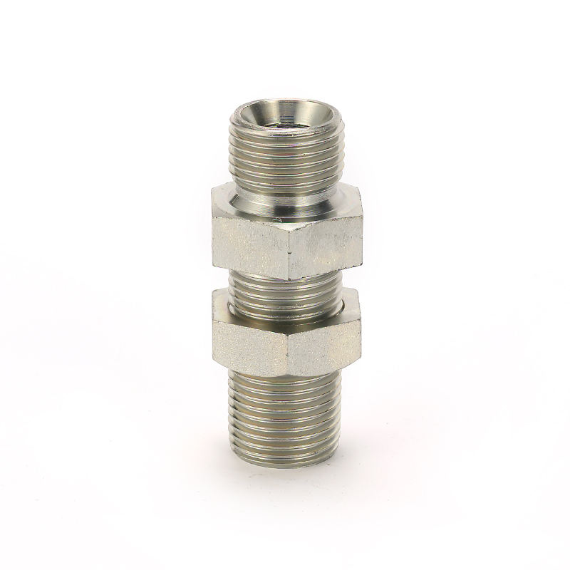 6b-ln bsp bulkhead fittings with lock nut 60deg cone seat