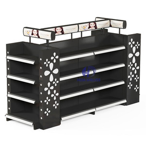 Luxury Custom Perfume Showcase Shelving Boutique Cosmetic <strong>Display</strong> <strong>Wall</strong> <strong>Cabinet</strong> with LED Lighting - Product Image 2