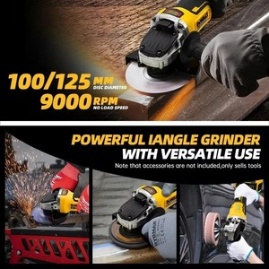 เครื่องเจียร์มุมแบบหัวแบน DEWALT DCG406 ขนาด 125 มม. รุ่นปี <span class=keywords><strong>2026</strong></span>  แบบไม่มีแบตเตอรี่และอุปกรณ์เสริม  18V ลิเธียม บรัชเลส - Product Image 3
