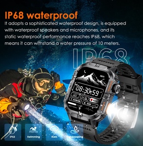 H3 Thông Minh GPS Đồng Hồ Cho Nam Giới Và Phụ Nữ Vuông Thể Thao Đồng Hồ Với 2.01Inch Màn Hình Không Thấm Nước Và Đèn Pin Chức Năng La Bàn - Product Image 6