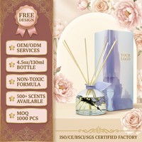 Services de personnalisation, fabricant OEM de diffuseurs à bâtonnets, fourniture d'huile parfumée 130 ml pour commandes en gros