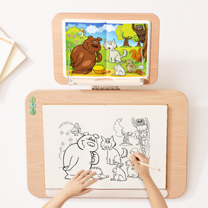 Bureau d'étude multifonctionnel en bois Jopree YD-20 - Pliable à 8,5 cm et réglable sur 4 niveaux <span class=keywords><strong>pour</strong></span> un gain de place - Nouvelle arrivée 2026 - Product Image 2
