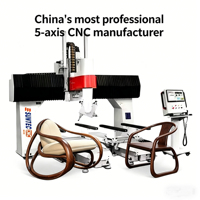 Machine CNC à 5 axes pour le bois, fabrication de corps de guitare et de violon, fabrication d'instruments de musique, production en série de pièces courbées